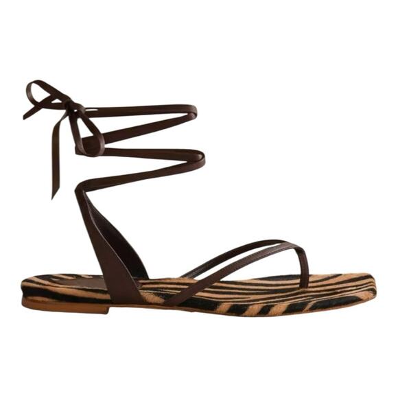 Brother Vellies Tyla Thong Sandal Pony Hair 8 - Picture 1 of 11